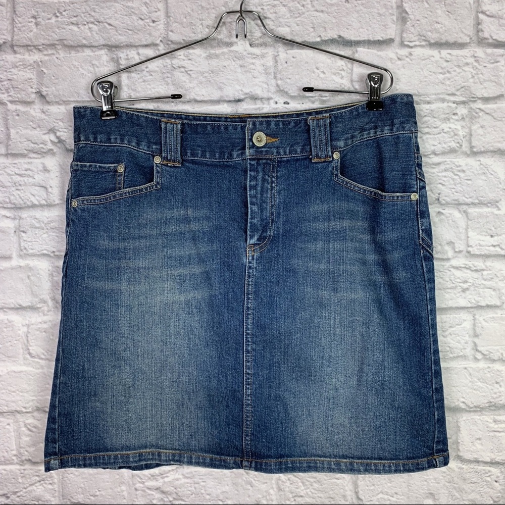 American Eagle Outfitters Blue Denim Skirt - Picture 2 of 6